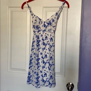 Cute Summer blue floral dress